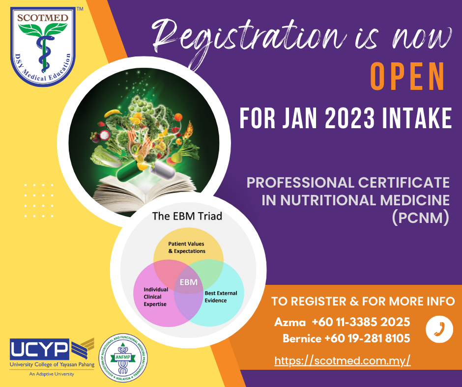 PCNM New Intake January 2023 is Now Open! - Scotmed